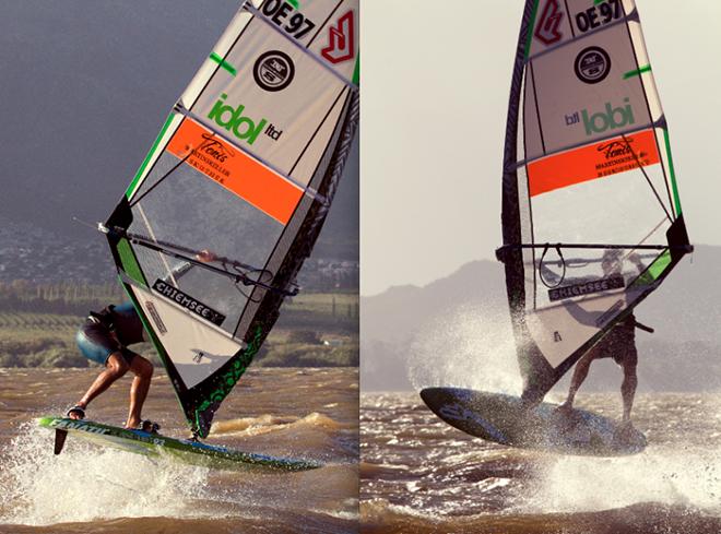 Max Matissek (North/Fanatic) joins the Chiemsee team - Austrian windsurfing © Martin Reiter http://www.efpt.net/