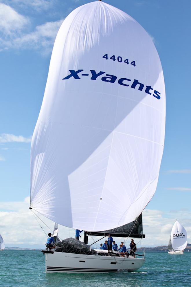 Light airs sailing downwind on the X-yacht XP-44 Lawless - Jack Tar Auckland Regatta © Ivor Wilkins