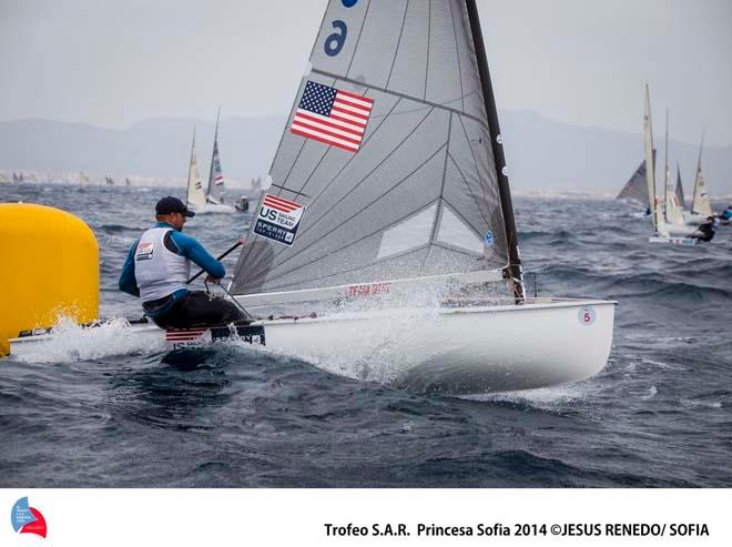 Caleb Paine (USA), Finn - 2014 ISAF Sailing World Cup Mallorca © Jesus Renedo / Sofia Mapfre http://www.sailingstock.com