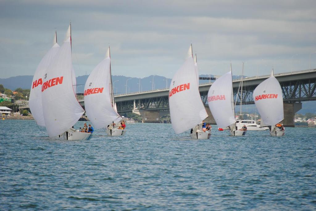 2014 Harken Schools Regatta - light airs downwind racing - HARKEN Schools Regatta © Sara Tucker