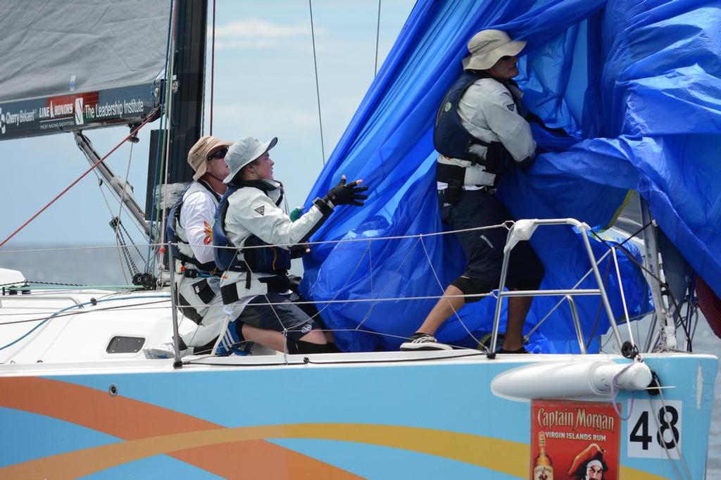 El Ocaso, the USA’s Rick Wesslund’s new J/122 - Day 1 St Thomas Int Regatta photo copyright Dean Barnes taken at  and featuring the  class