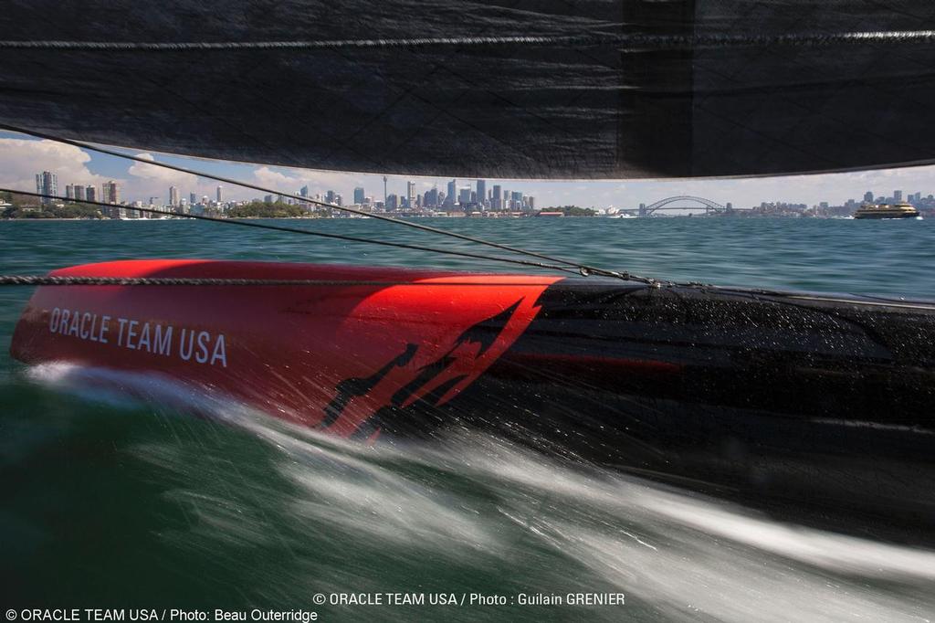 Sydney (AUS) - AC45 Training Oracle Team USA/Team Australia  © Beau Outteridge/Oracle Team USA http://www.oracleteamusamedia.com/
