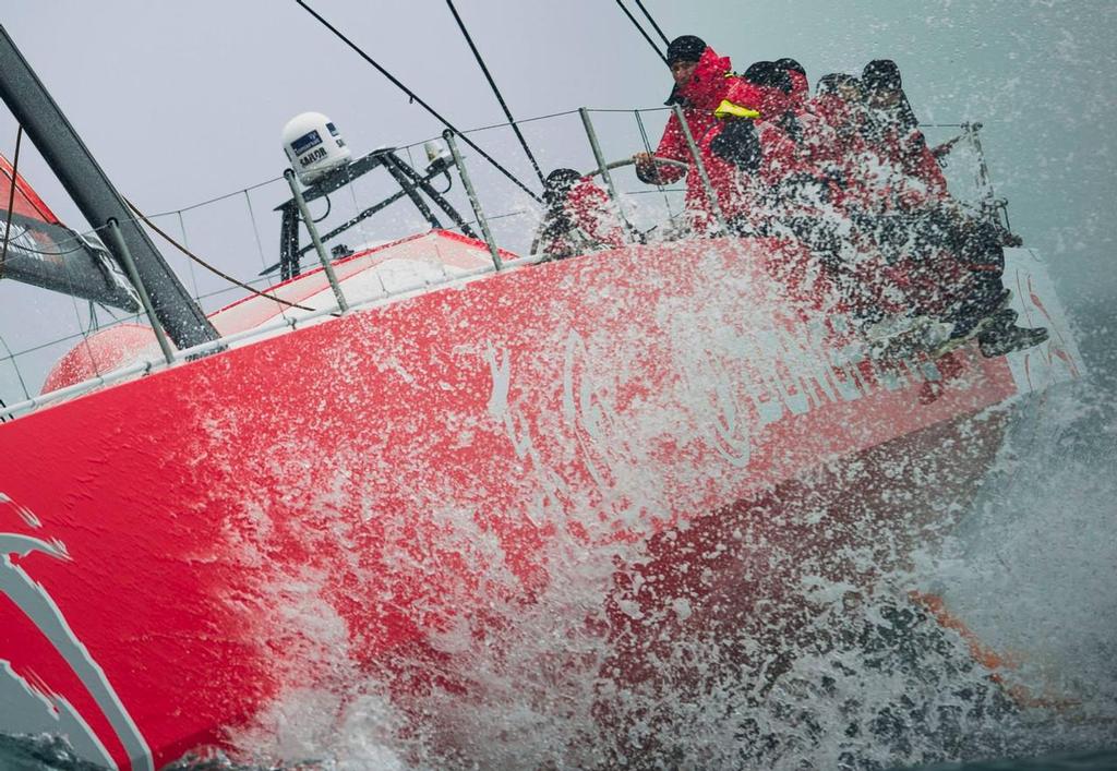 Dongfeng Race Team heads for Auckland, March 2014 photo copyright Dongfeng Race Team taken at  and featuring the  class