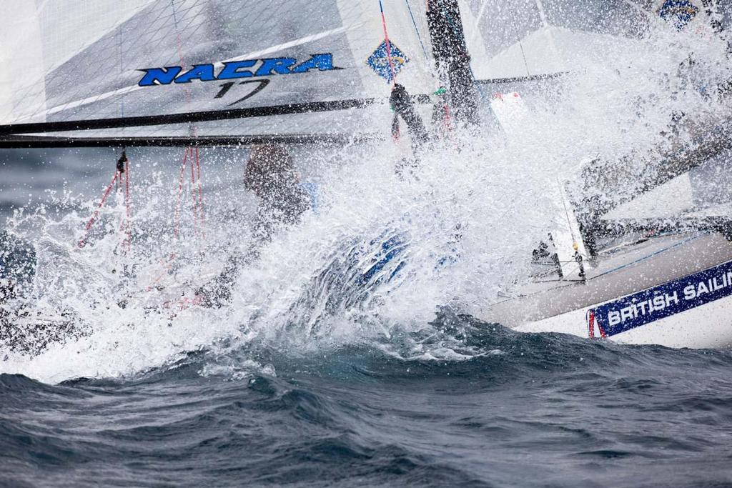 Nacra 17 - 2014 ISAF Sailing World Cup Mallorca, day 3 © Ocean Images