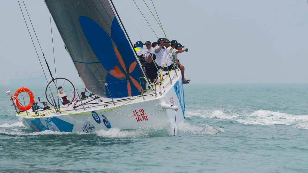 China Sanya 26.3.2014 Round Hainan Regatta - Racing day 6 Start Offshore  Haiku - Sanya photo copyright Juerg Kaufmann Round Hainan Regatta http://www.go4image.com taken at  and featuring the  class