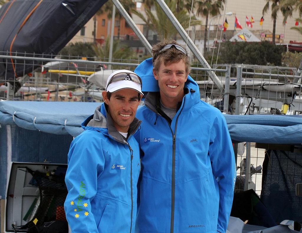 Mat Belcher and Will Ryan - ISAF Sailing World Cup Mallorca 2014 photo copyright Sail-World.com http://www.sail-world.com taken at  and featuring the  class