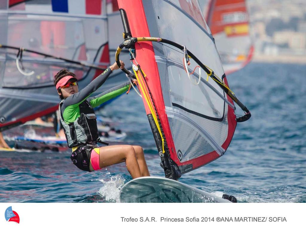 Peina Chen (CHI, RS:X W) - 45th Trofeo Princesa Sofia, ISAF Sailing World Cup Mallorca ©  Ana Martinez / Sofia Mapfre http://www.trofeoprincesasofia.org/