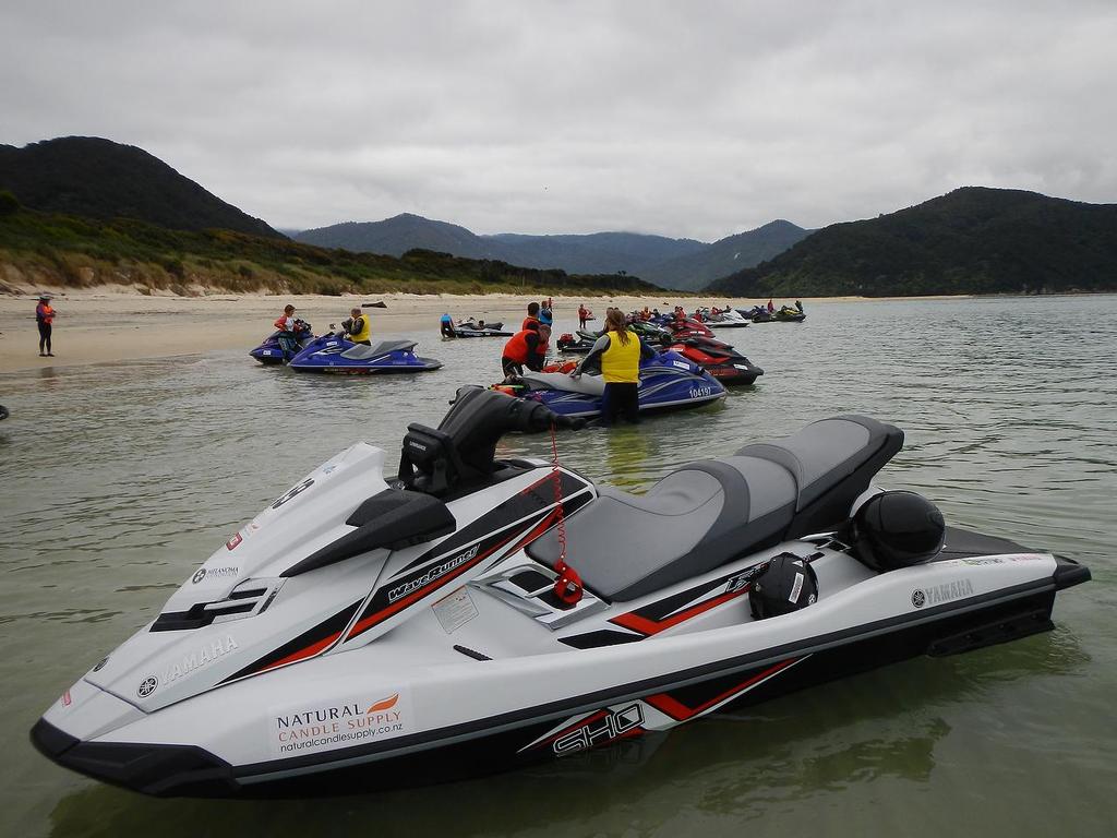 PWC riders gather at the top of the South Island in their melanoma fundraiser © Mike Rose