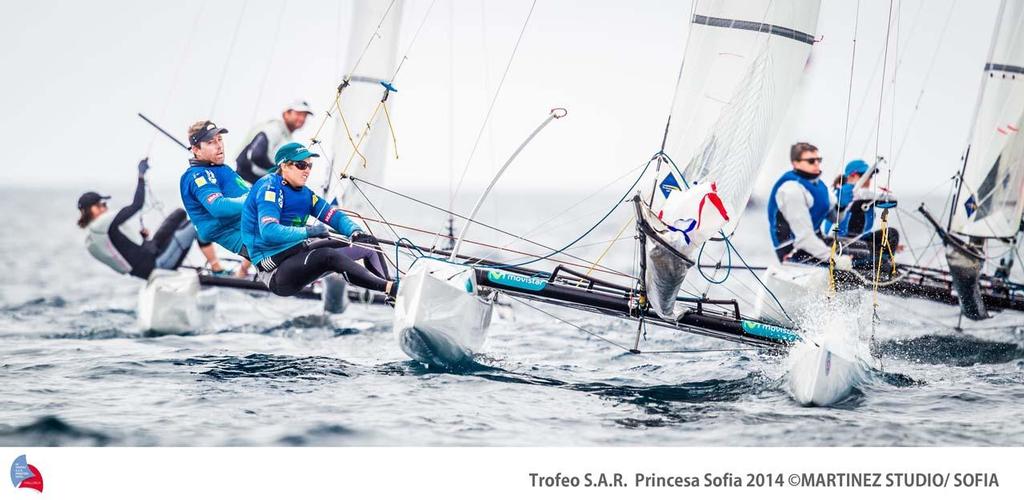 Nacra 17 fleet - 45th Trofeo Princesa Sofia ©  Martinez Studio / Sofia http://www.trofeoprincesasofia.org/