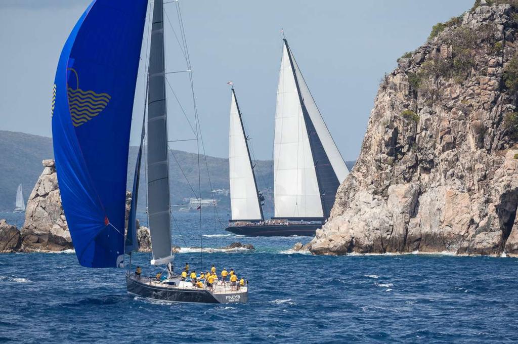 First day of the Loro Piana Caribbean Superyacht Regatta and Rendezvous 2014 © Jeff Brown / Superyacht Media