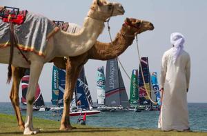 Extreme Sailing Series 2014, Act 2 Muscat photo copyright Lloyd Images taken at  and featuring the  class