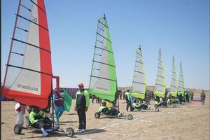 Land yachting in India - the fleet readies photo copyright  SW taken at  and featuring the  class