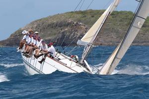 Ready for good competition, Lancelot II looking forward to it the regatta - 2014 BVI Spring Regatta and Sailing Festival photo copyright Louay Habib/BVI Spring Regatta & Sailing Festival taken at  and featuring the  class