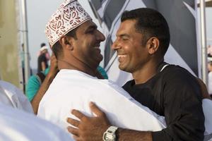 The Wave Muscat, Bowman, Nasser Al Mashari - 2014 Extreme Sailing Series Act 2 photo copyright Lloyd Images taken at  and featuring the  class