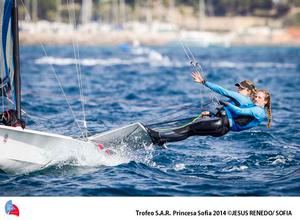 Victoria Travascio and Maria Sol Branz (49erFX) - 45th Trofeo Princesa Sofia photo copyright  Trofeo S.A.R. Princesa Sofia / Jesus Renedo http://www.trofeoprincesasofia.org/ taken at  and featuring the  class