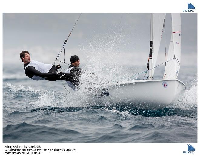 Stuart McNay (Providence, R.I.) and David Hughes (Miami, Fla.), US Sailing Team Sperry Top-Sider. - Sailing World Cup Mallorca 2014  © Mick Anderson / Sailingpix.dk http://sailingpix.photoshelter.com/