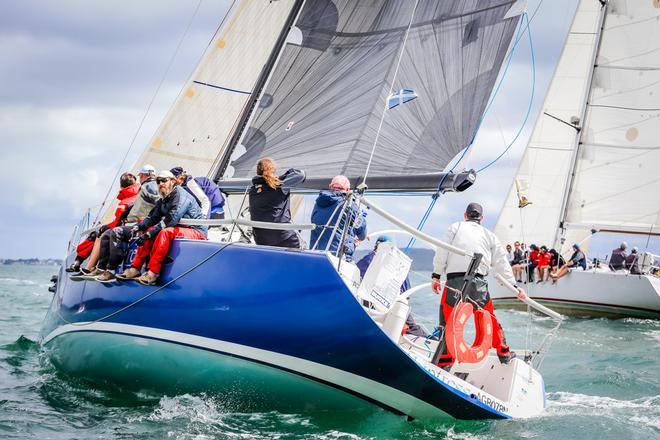 Huntress - Sail Port Stephens 2014 © Jon Reid Saltwater Images http://www.saltwaterimages.com.au