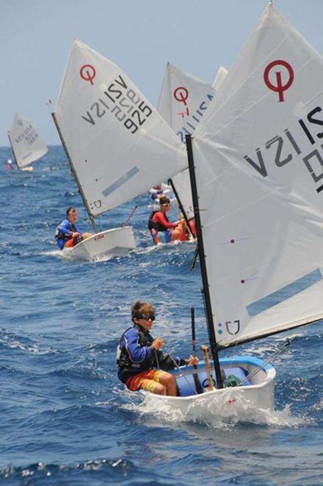 Caribbean talent will be strong at the 2014 International Optimist Regatta. © Dean Barnes