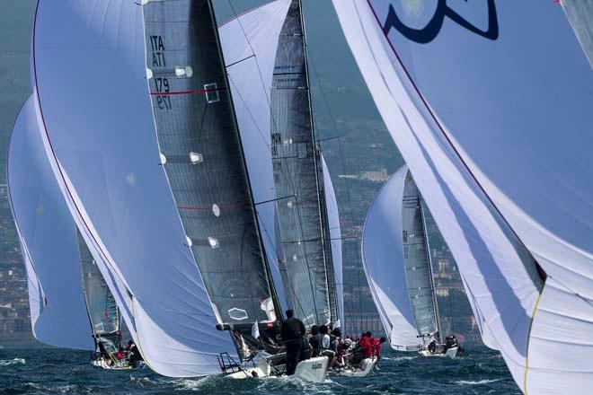 Melges 32 Sailing Series Napoli 2014 - Day 1 © Stefano Gattini/ Studio Borlenghi http://www.carloborlenghi.com