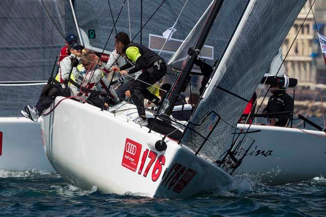 Melges 32 Sailing Series Napoli 2014 - Day 1 © Stefano Gattini/ Studio Borlenghi http://www.carloborlenghi.com