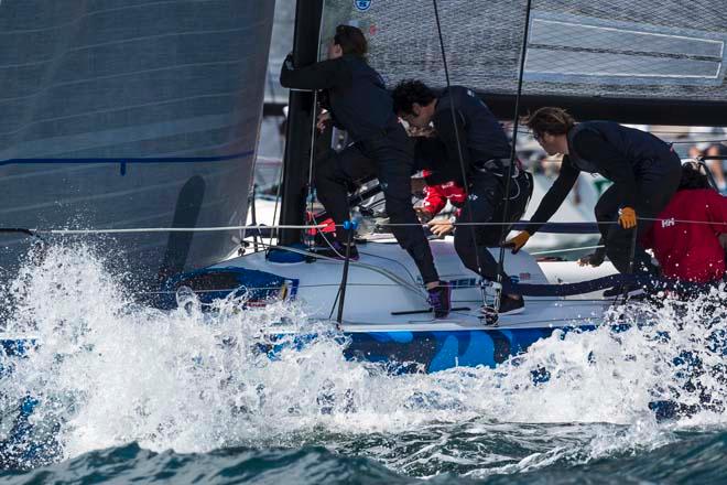 Melges 32 Sailing Series Napoli 2014 - Day 1 © Stefano Gattini/ Studio Borlenghi http://www.carloborlenghi.com