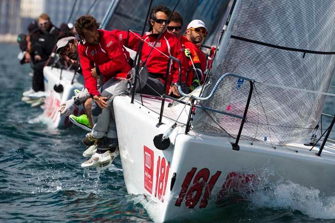 Melges 32 Sailing Series Napoli 2014 - Day 1 © Stefano Gattini/ Studio Borlenghi http://www.carloborlenghi.com