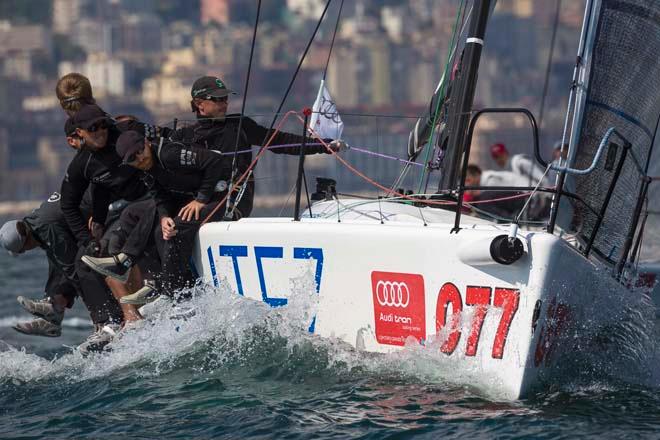 Melges 32 Sailing Series Napoli 2014 - Day 1 © Stefano Gattini/ Studio Borlenghi http://www.carloborlenghi.com