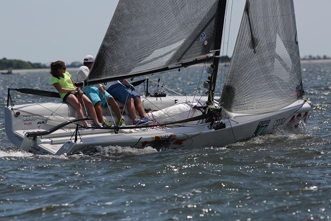 Grace Lucas, Bombardo © JOY-International Audi Melges 20 Class Association