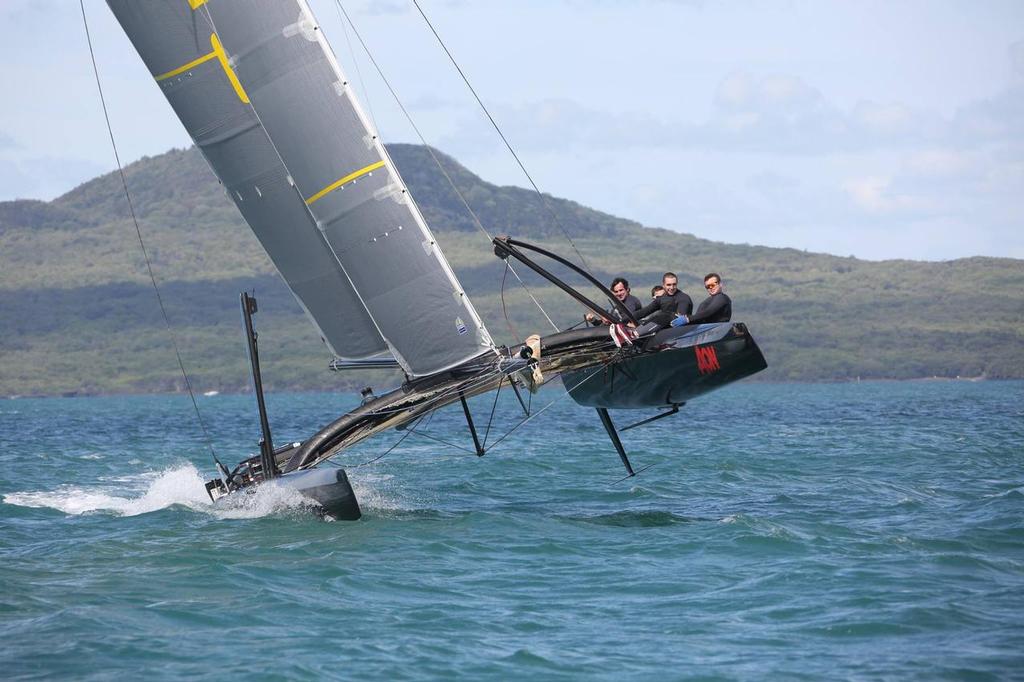 Mike Sanderson’s Stratis SL33 sailing in Auckland ©  Will Calver - Ocean Photography http://www.oceanphotography.co.nz/