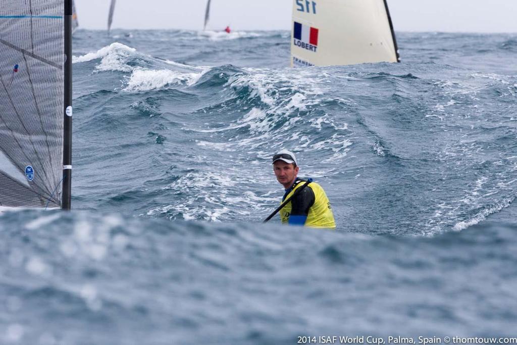 2014 ISAF Sailing World Cup Mallorca, day 4 - Finn photo copyright Thom Touw http://www.thomtouw.com taken at  and featuring the  class