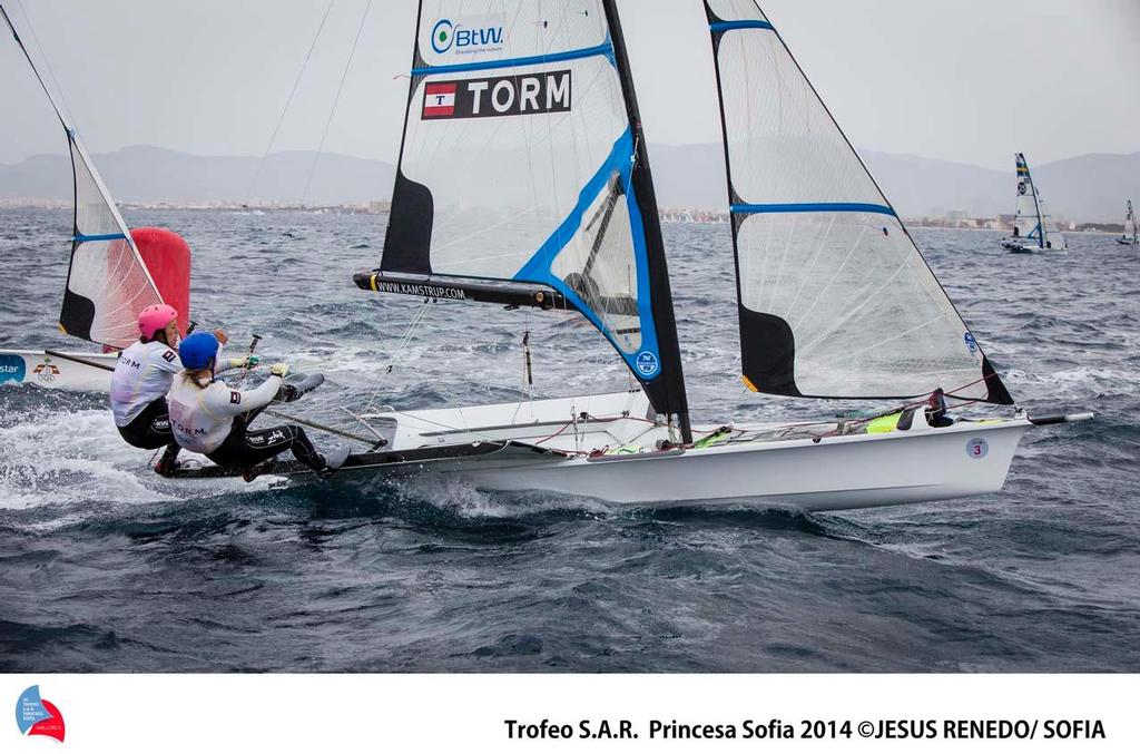 2014 ISAF Sailing World Cup Mallorca - Ida Marie BAAD NIELSEN and Marie THUSGAARD OLSEN (DEN), 49erFX ©  Trofeo S.A.R. Princesa Sofia / Jesus Renedo http://www.trofeoprincesasofia.org/