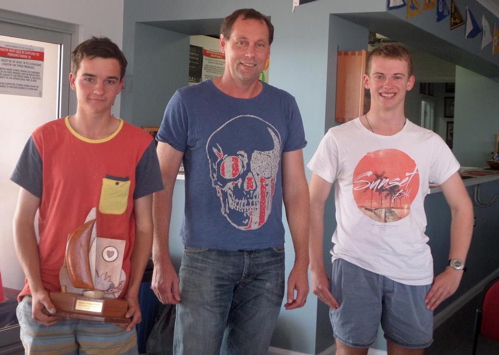 1st place Raw with Duncan Groome - Copper Cove Marina Cherub Sprint Series © SA Cherubs