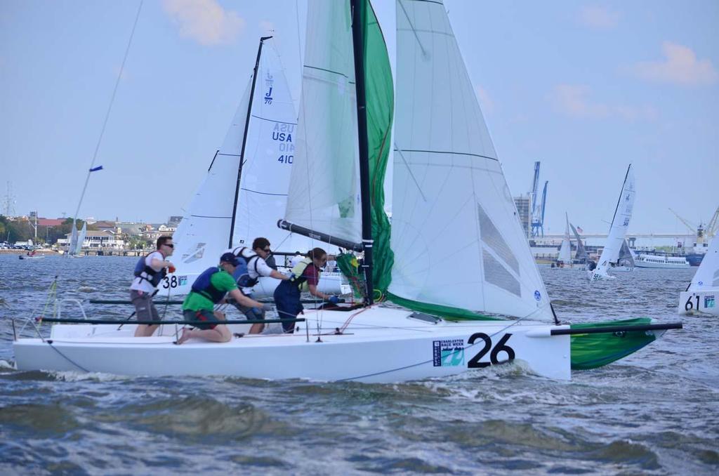 2014 Charleston Race Week - J/70 action photo copyright Chris Howell taken at  and featuring the  class