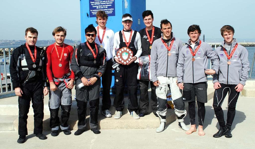 British Universities’ Match Racing Championships 2014 podium © Richard Kingsnorth