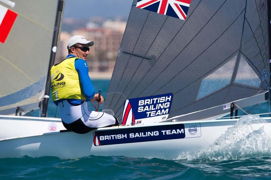 2014 ISAF Sailing World Cup Mallorca - Gold - Giles Scott in Finn photo copyright Ocean Images taken at  and featuring the  class