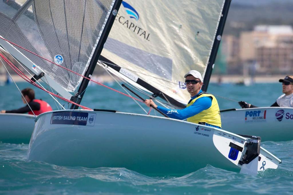 2014 ISAF Sailing World Cup Mallorca - Gold - Giles Scott in Finn photo copyright Ocean Images taken at  and featuring the  class