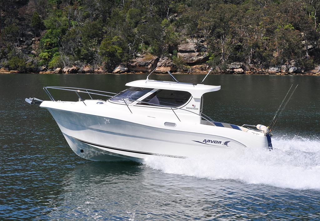 Arvor Weekender photo copyright Sanctuary Cove International Boat Show http://www.sanctuarycoveboatshow.com.au/ taken at  and featuring the  class