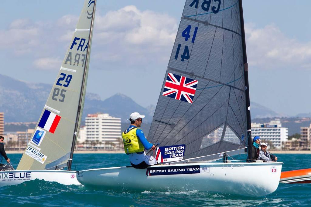 2014 ISAF Sailing World Cup Mallorca - Gold - Giles Scott in Finn photo copyright Ocean Images taken at  and featuring the  class