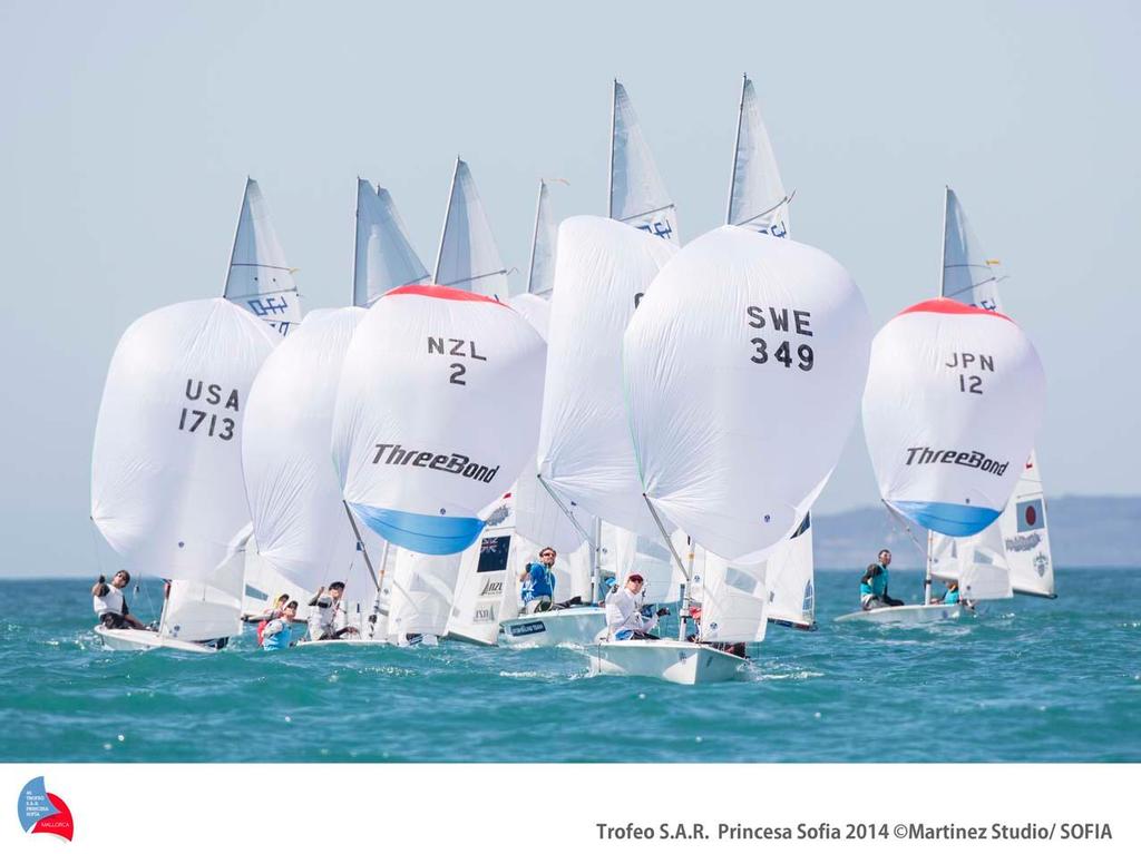 2014 ISAF Sailing World Cup Mallorca - 470 M fleet ©  Martinez Studio / Sofia http://www.trofeoprincesasofia.org/