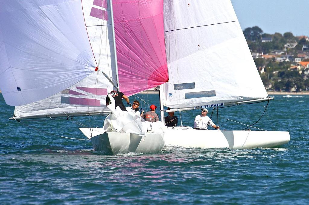 Hayden Whitburn - NZ Etchells Nationals 2014, Day 2, Race 3 © Richard Gladwell www.photosport.co.nz