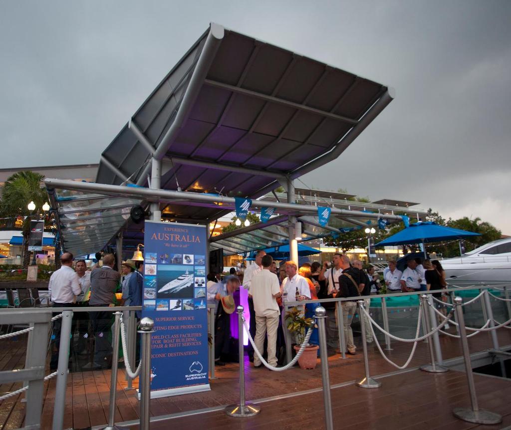 Asia Pacific Superyacht Conference 2014. A bit of down time for conference delegates. © Guy Nowell http://www.guynowell.com
