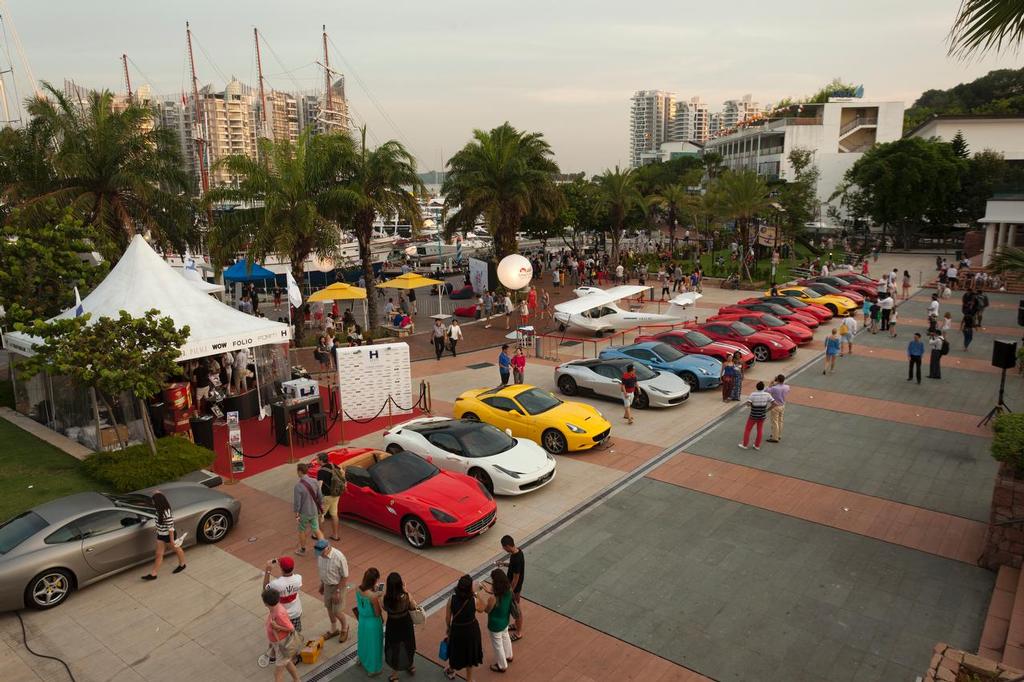 Singapore Yacht Show 2014. Ferrari line up. © Guy Nowell http://www.guynowell.com