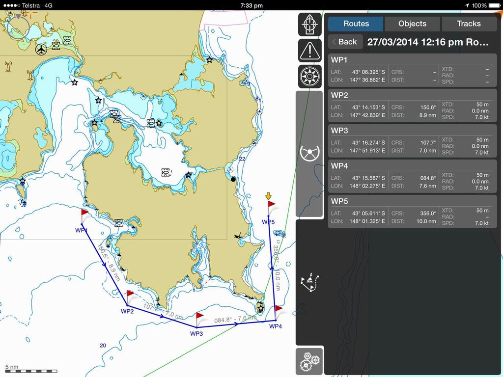 iSailorRouting ©  SW