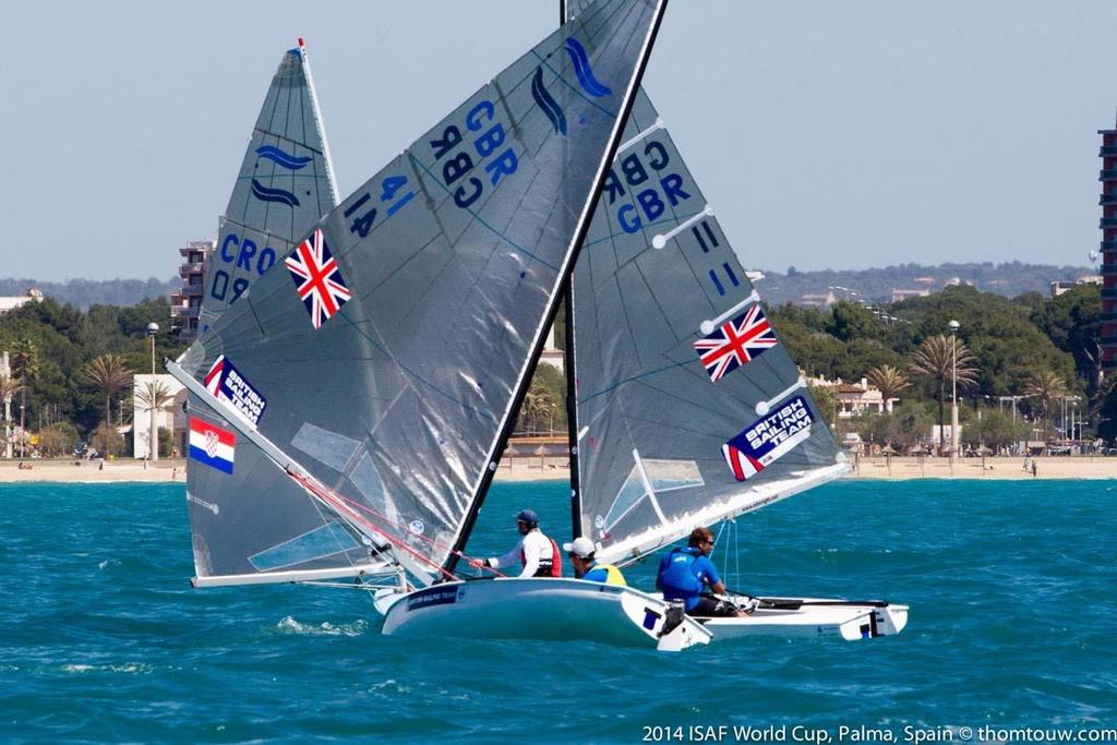 Finn fleet in Mallorca © Thom Touw http://www.thomtouw.com