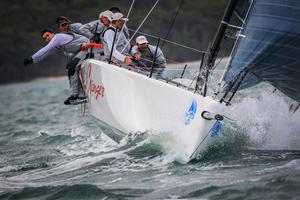 Day 2, 2014 Sail Port Stephens Regatta hosted by Corlette Point Sailing Association.
 Picture Craig Greenhill / Saltwater Images photo copyright Craig Greenhill/Saltwater taken at  and featuring the  class