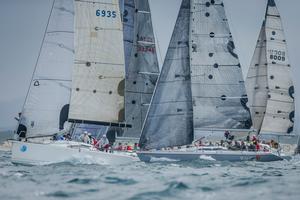 Sail Port Stephens, DAY 3, Sunday 13 April 2014. photo copyright Jon Reid Saltwater Images http://www.saltwaterimages.com.au taken at  and featuring the  class