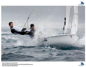 Stuart McNay (Providence, R.I.) and David Hughes (Miami, Fla.), US Sailing Team Sperry Top-Sider. - Sailing World Cup Mallorca 2014 photo copyright Mick Anderson / Sailingpix.dk http://sailingpix.photoshelter.com/ taken at  and featuring the  class