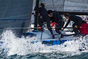 Melges 32 Sailing Series Napoli 2014 - Day 1 photo copyright Stefano Gattini/ Studio Borlenghi http://www.carloborlenghi.com taken at  and featuring the  class