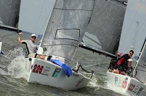 Audi Melges 20 Sperry Top-Sider Charleston Race Week day 1 - 2014 Audi Melges 20 Sperry Top-Sider Charleston Race Week photo copyright JOY-International Audi Melges 20 Class Association taken at  and featuring the  class