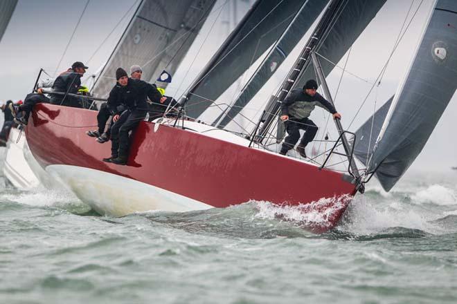 Scoring three bullets in IRC Two on the final day: Peter Morton’s new Salvo, the JND35 - 2014 RORC Easter Challenge © Paul Wyeth / www.pwpictures.com http://www.pwpictures.com